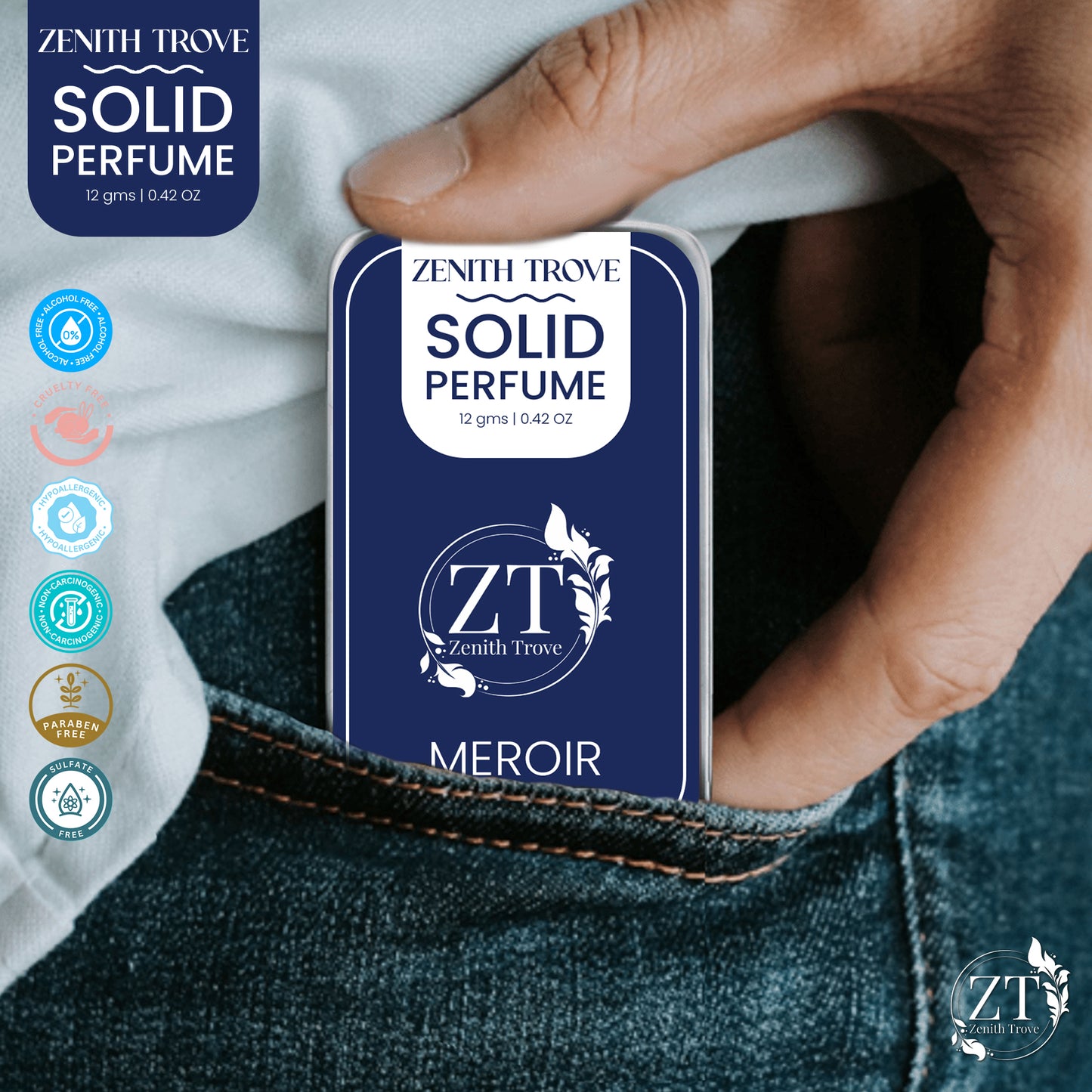 meroir solid perfume wax for men & women