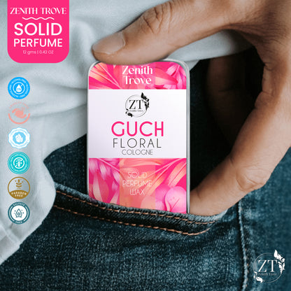 Guch Floral Solid Perfume Wax for Men & Women