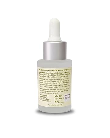 Zenith Trove Rosemary Hair Growth Serum with 3% Redensyl, 4% AnaGain, 3% Baicapil, 30 ml | Stimulates Hair Growth, Increase Hair Density & Thickens Hair | For Men & Women