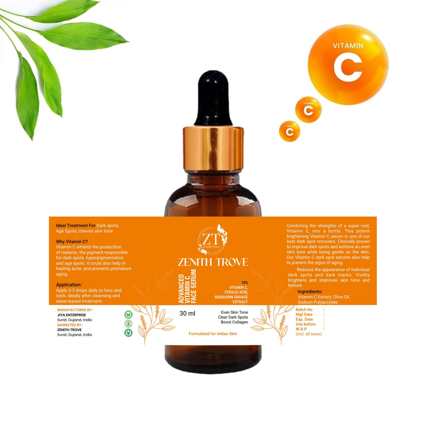 advance vitamin c face serum