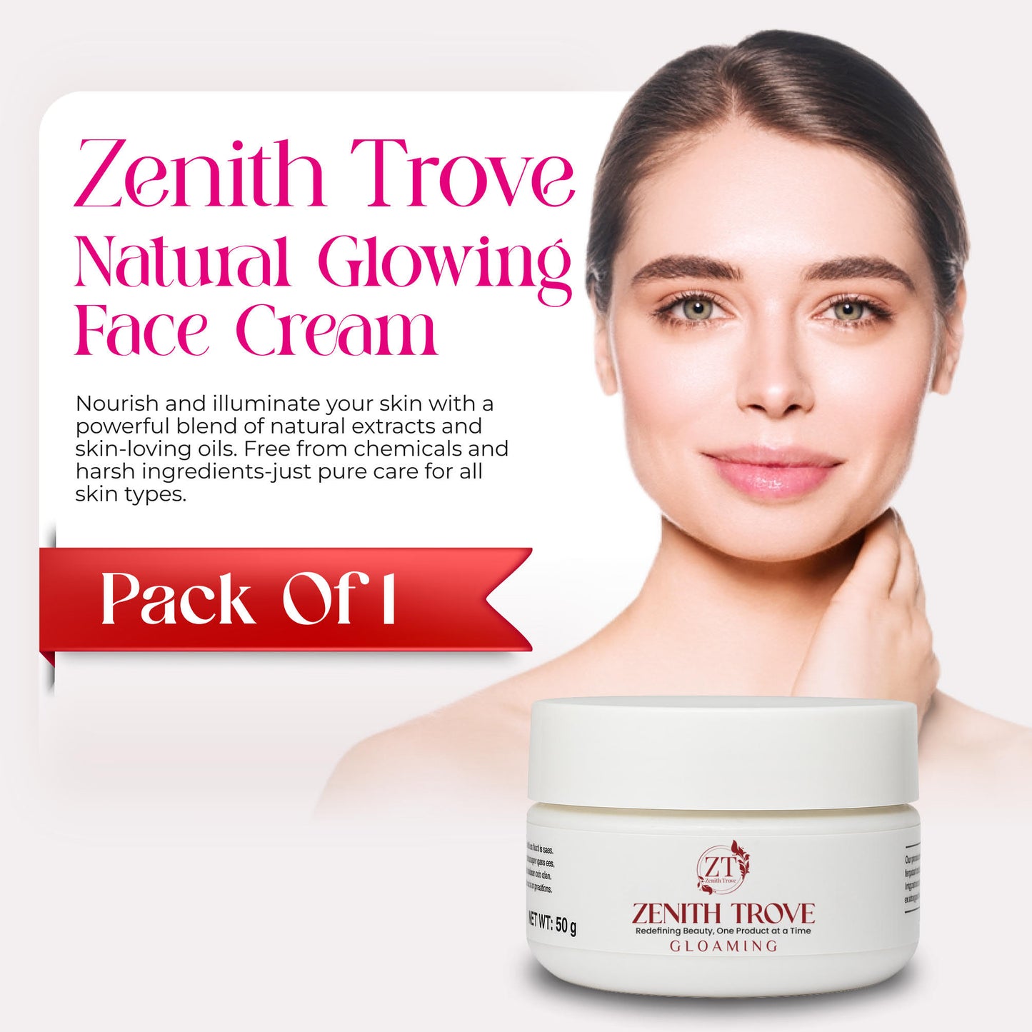 glowing face whitening cream