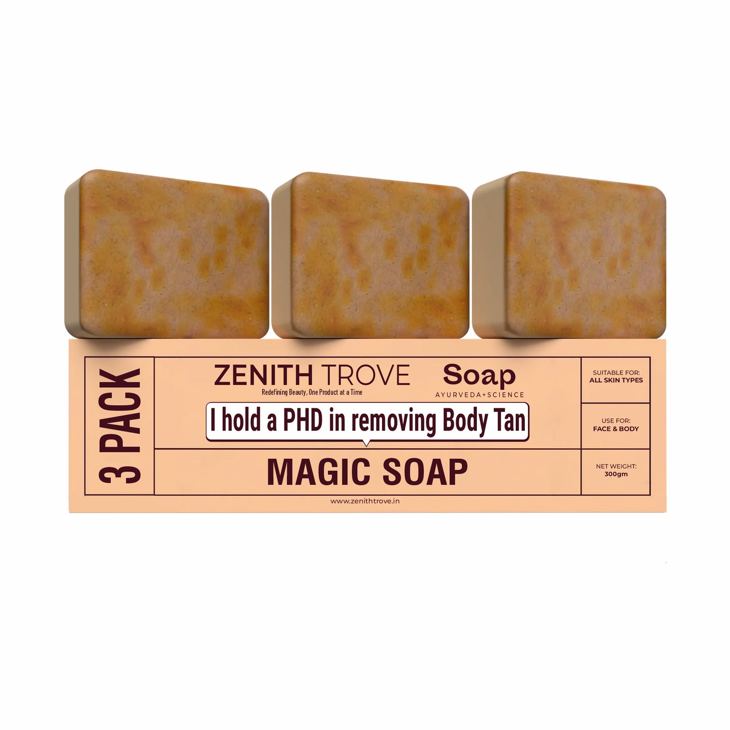 magic soap sandalwood & saffron ayurvedic body soap