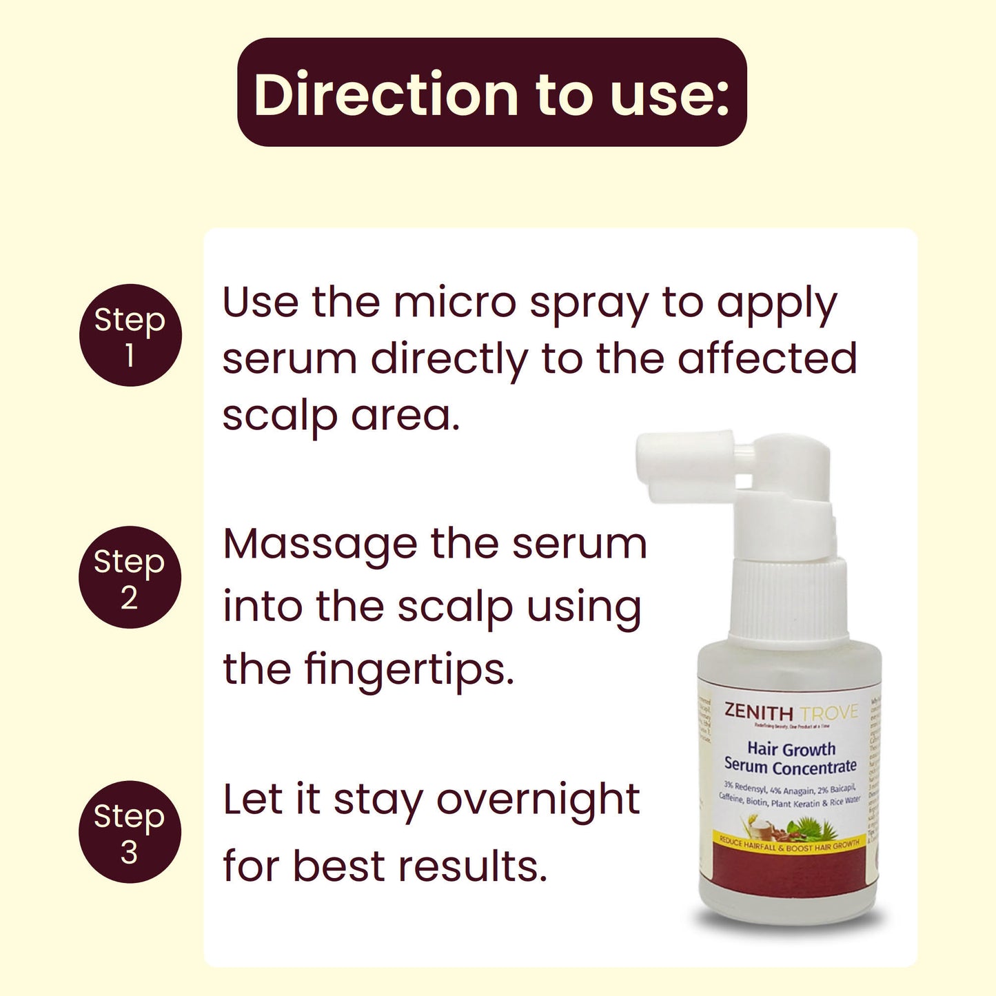 advanced hair growth serum concentrate