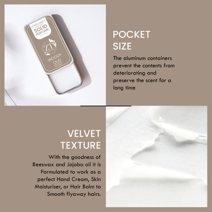 Woody Oud Solid Perfume for Men & Women