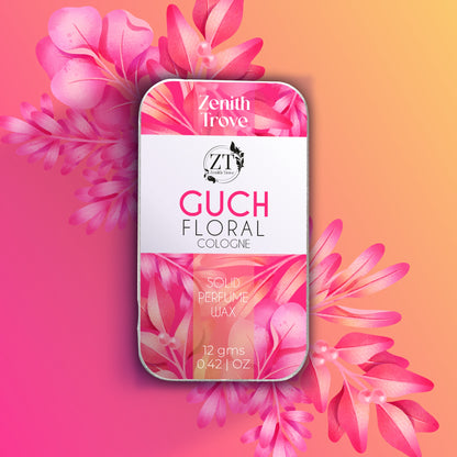 Guch Floral Solid Perfume Wax for Men & Women