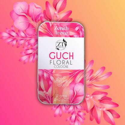 Guch Floral Solid Perfume Wax for Men & Women