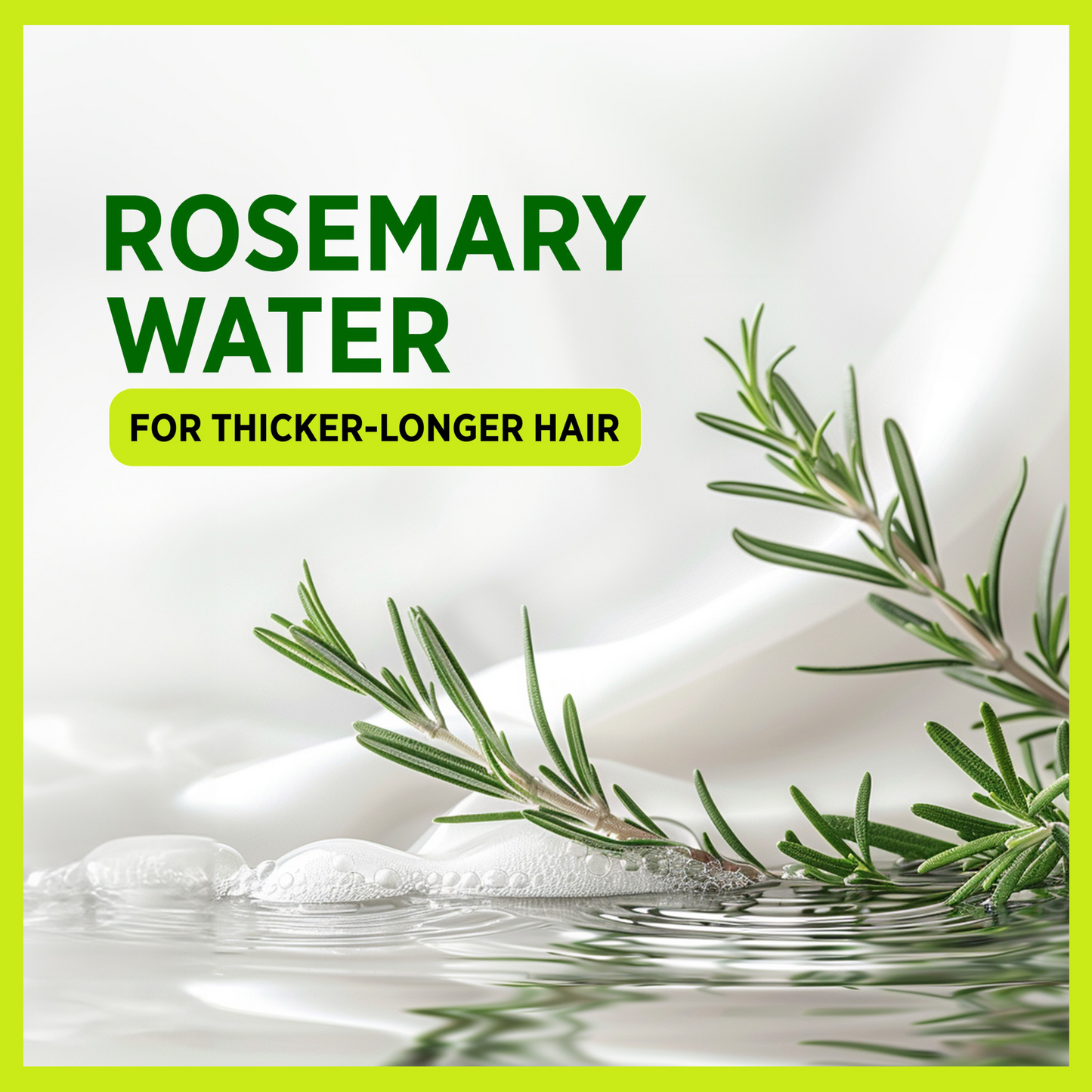 rosemary water spray for hair growth & thickness | natural herbal hair tonic for men & women | anti hair fall & scalp care mist – 100ml