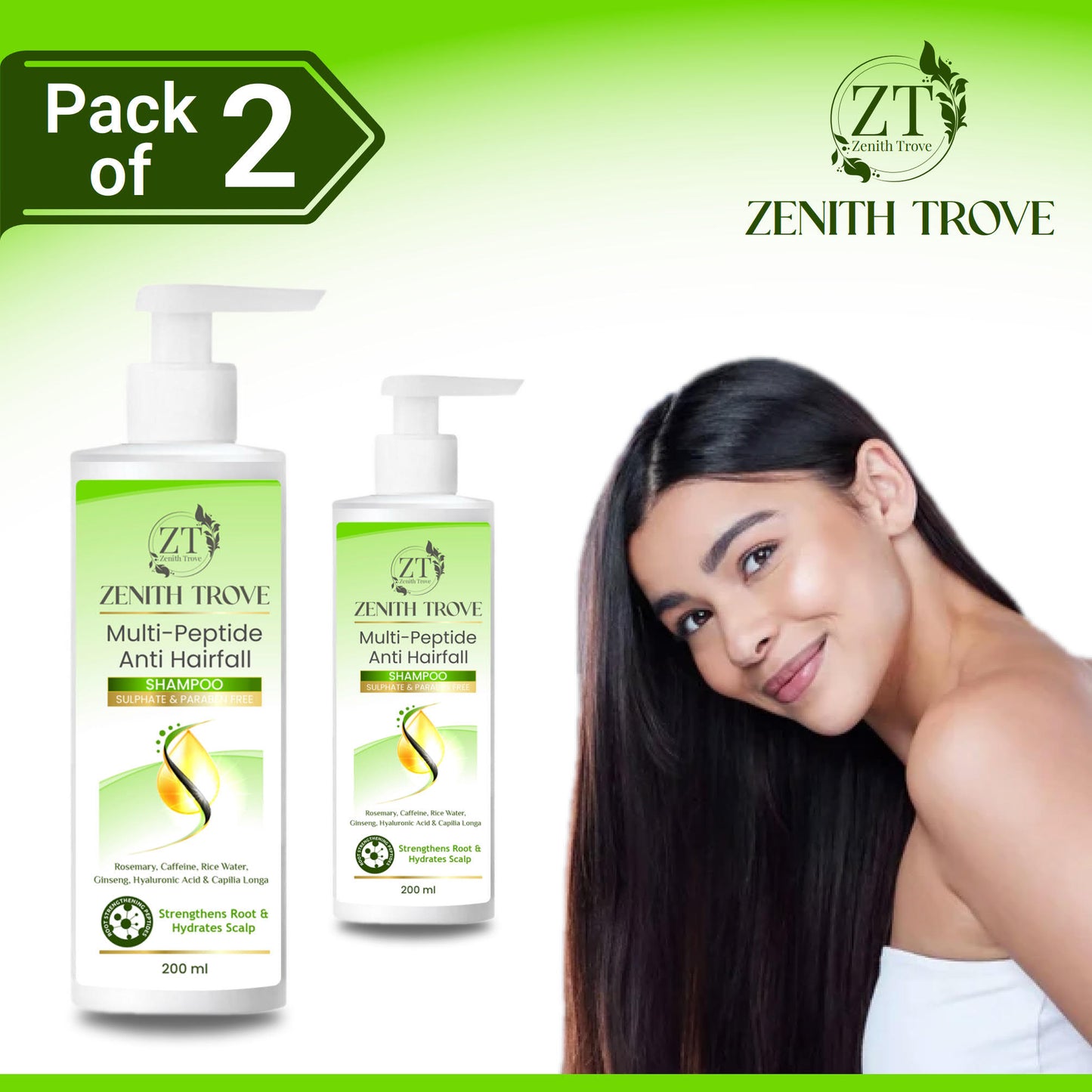 multi peptide anti  hairfall  shampoo