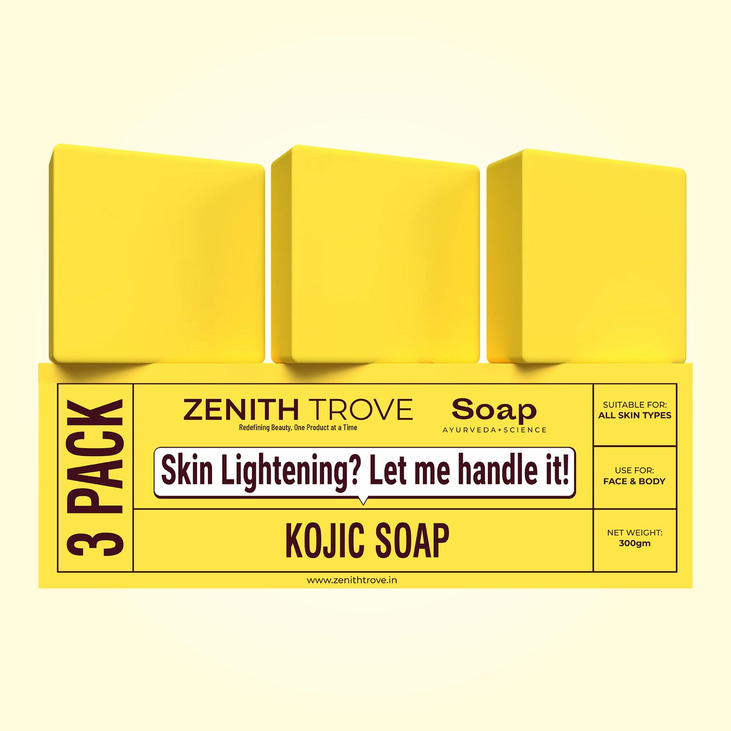 kojic acid 2 % soap with niacinamide ayurvedic body soap