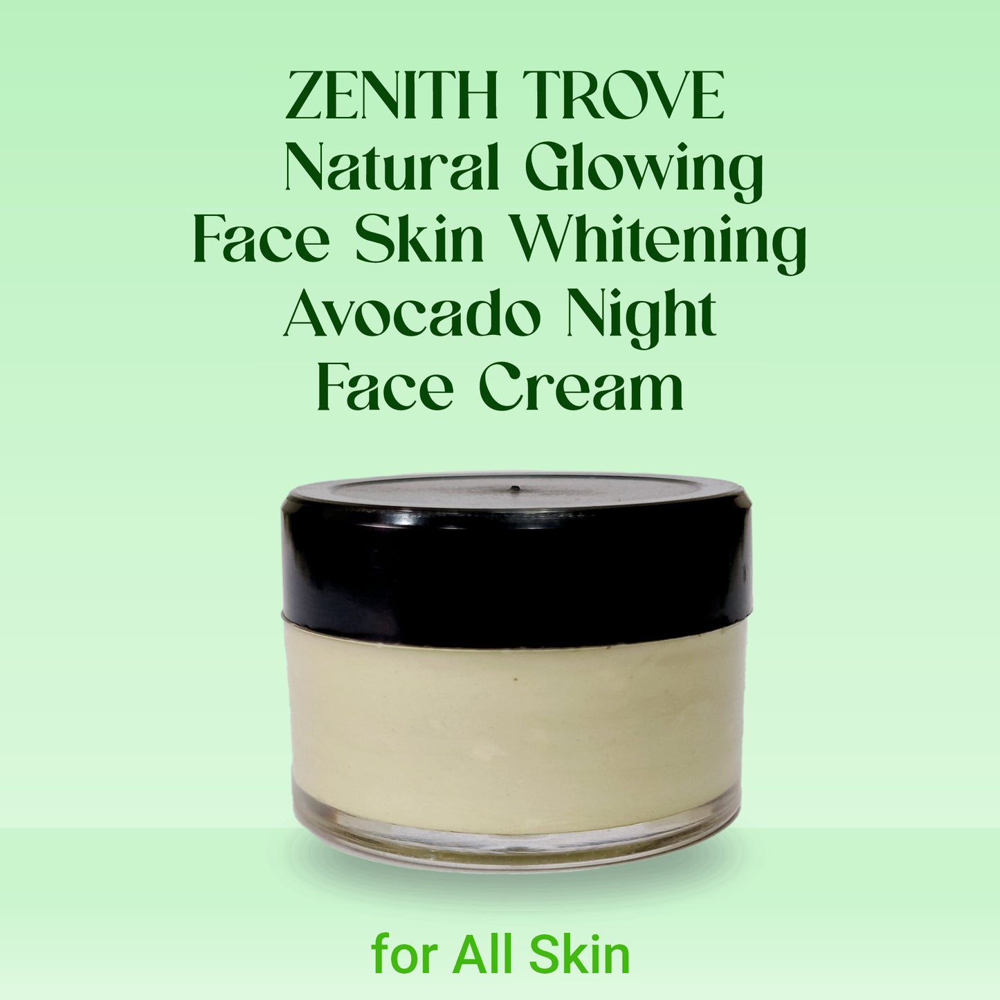 night cream with avocado skin whitening and brightening face moisturizer  for men & women cream