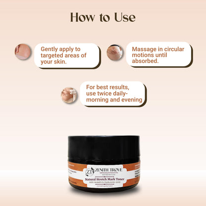 Natural Stretch Mark Removal Toner Cream
