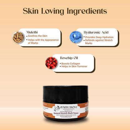 Natural Stretch Mark Removal Toner Cream