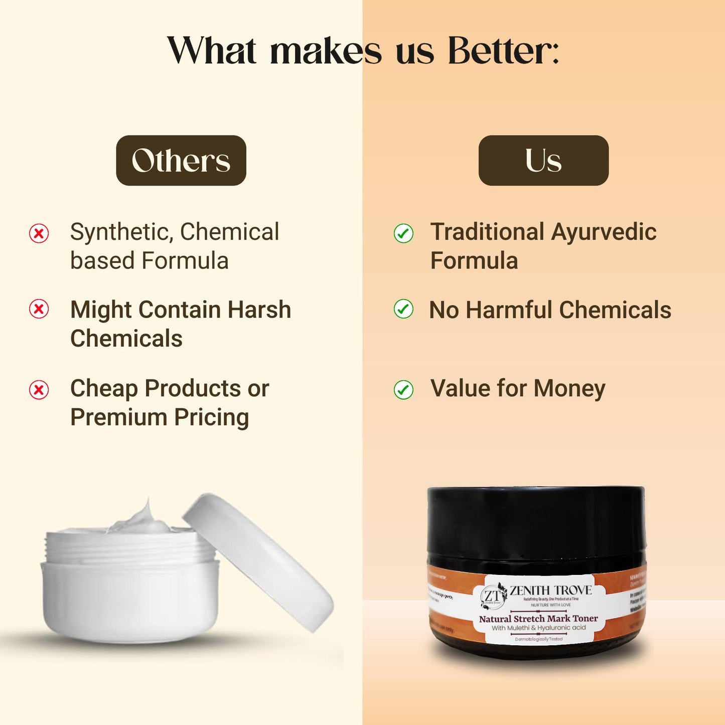 natural stretch mark removal toner cream