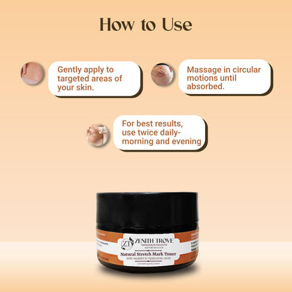 Natural Stretch Mark Removal Toner Cream