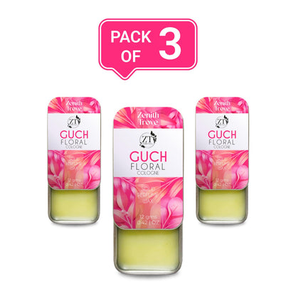 Guch Floral Solid Perfume Wax for Men & Women