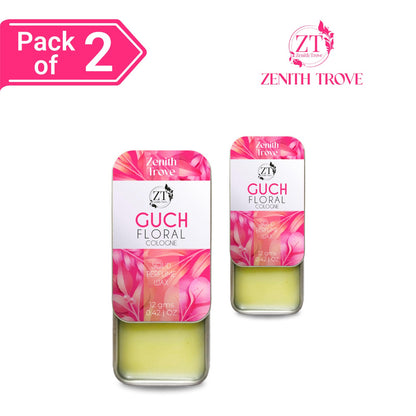 Guch Floral Solid Perfume Wax for Men & Women