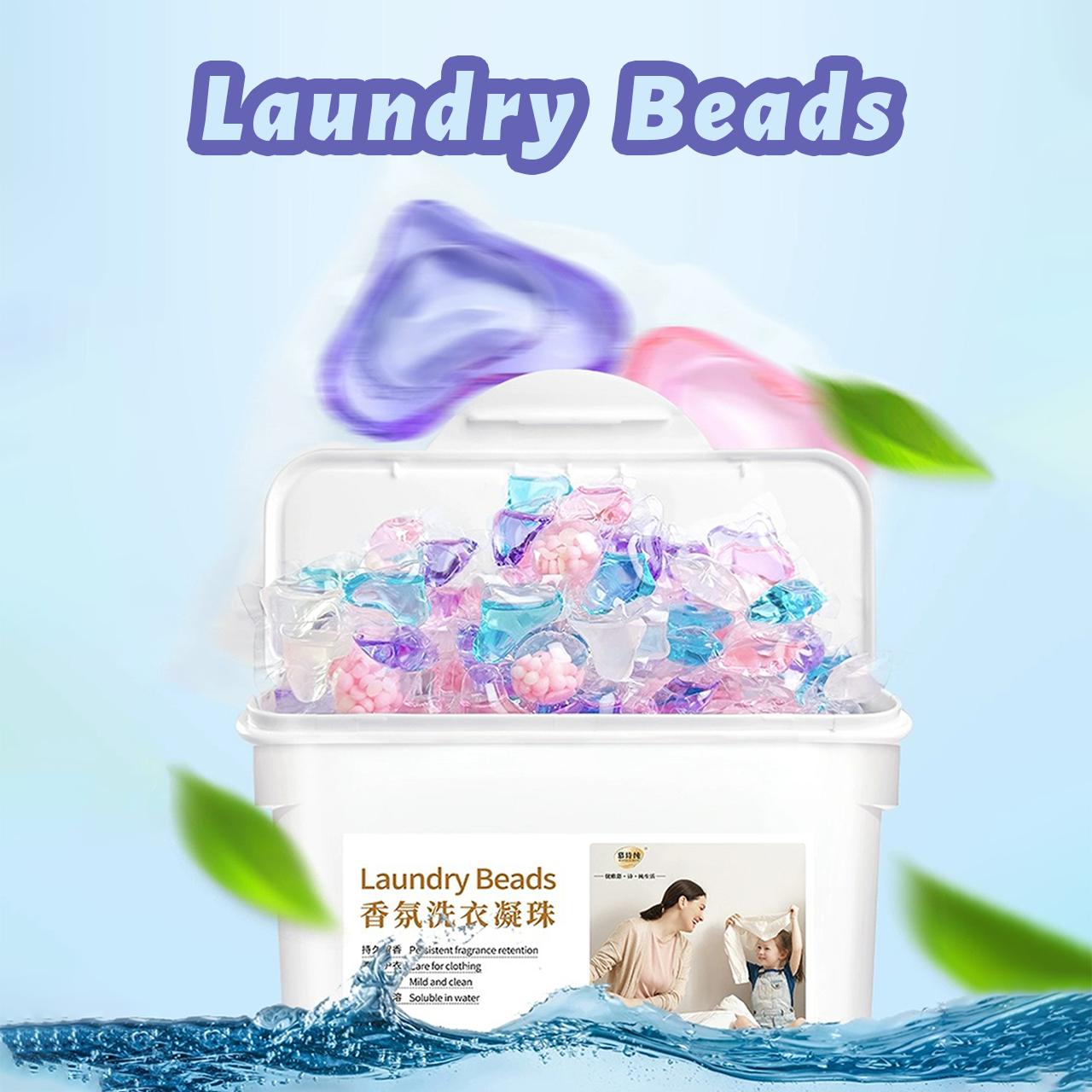 five in one 5-in-1 laundry detergent pods and beads