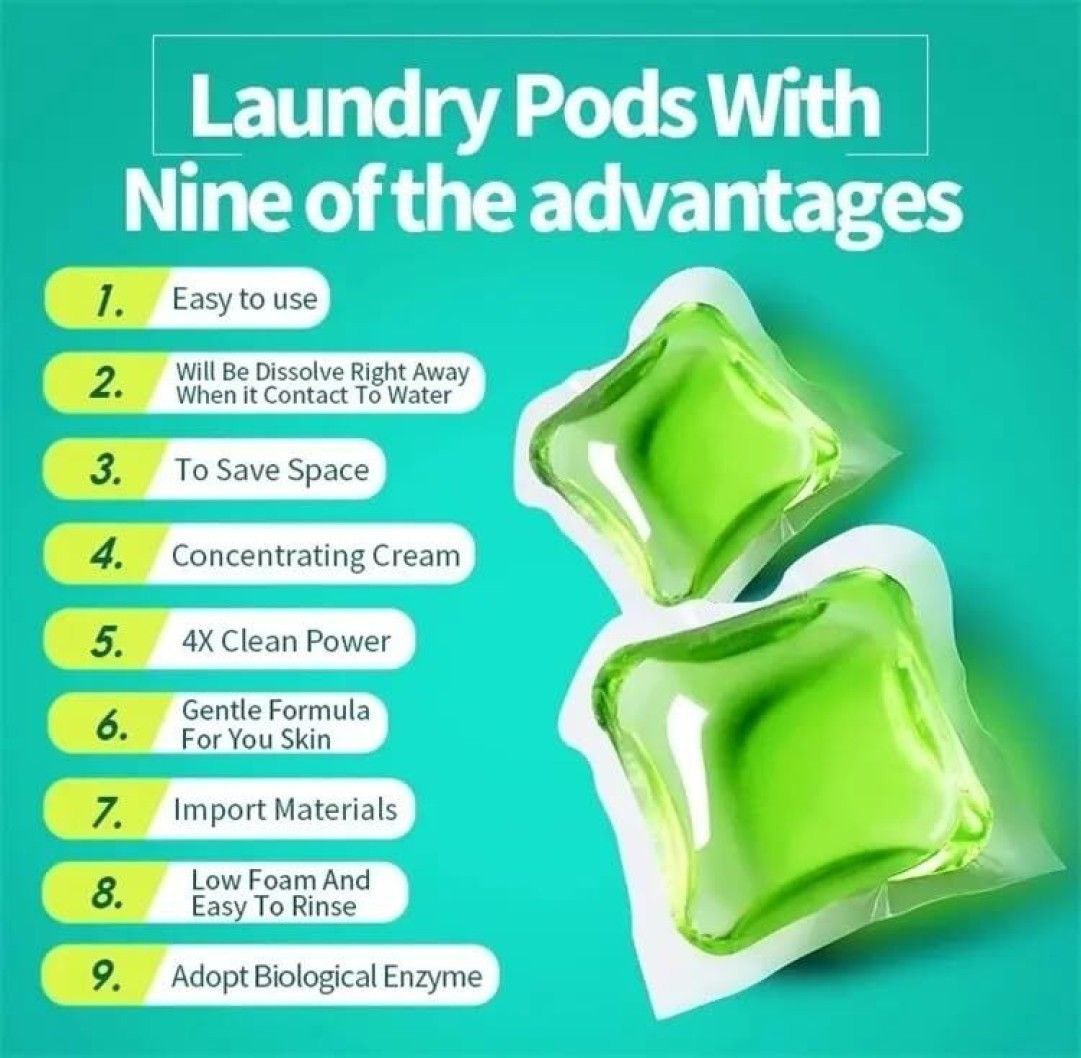 laundry pods single laundry beads