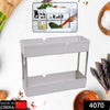 4070 Under Sink Organizers, Practical, Durable, Easy to Clean, Under Sink Shelf for Kitchens DeoDap