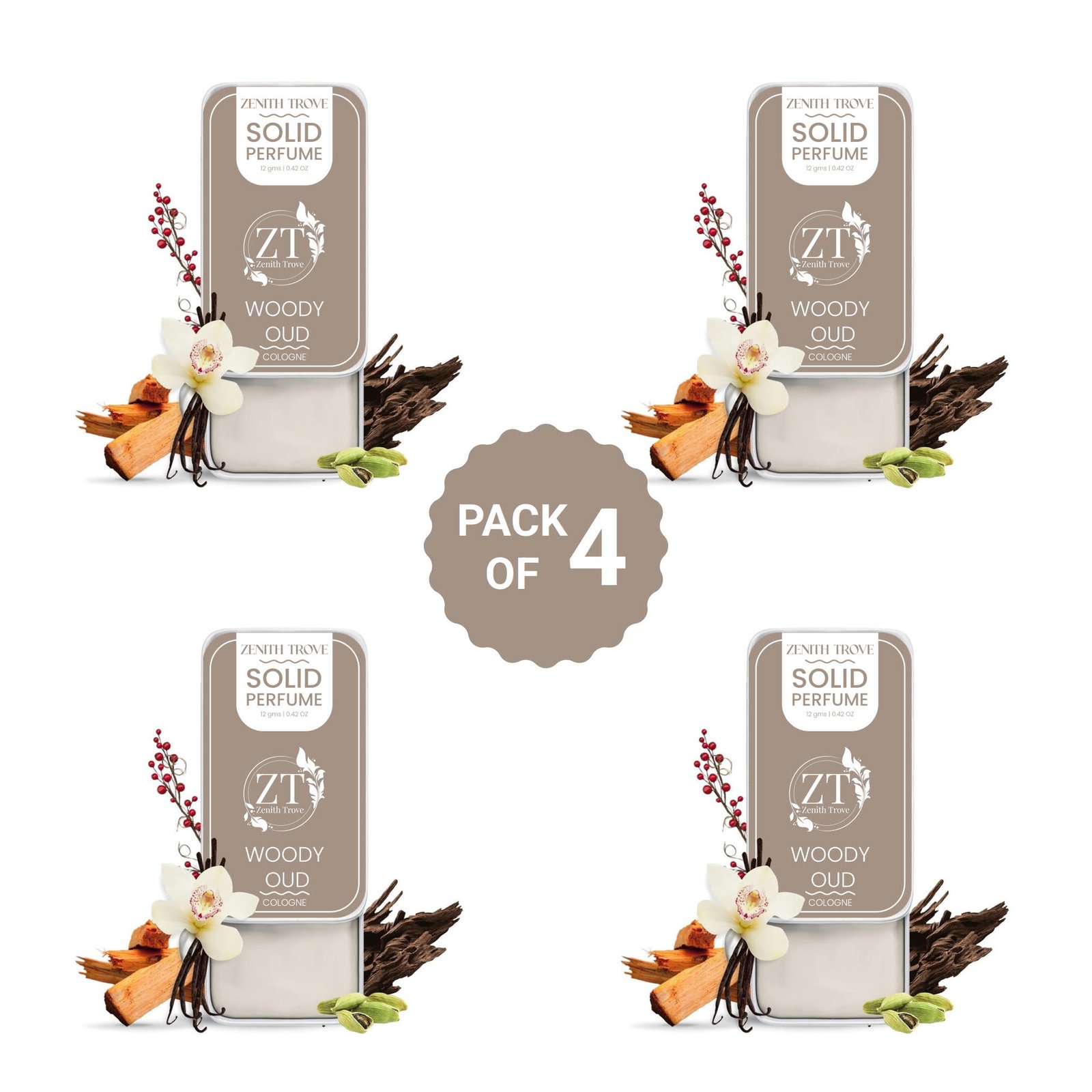 Woody Oud Body Wax Solid Perfume