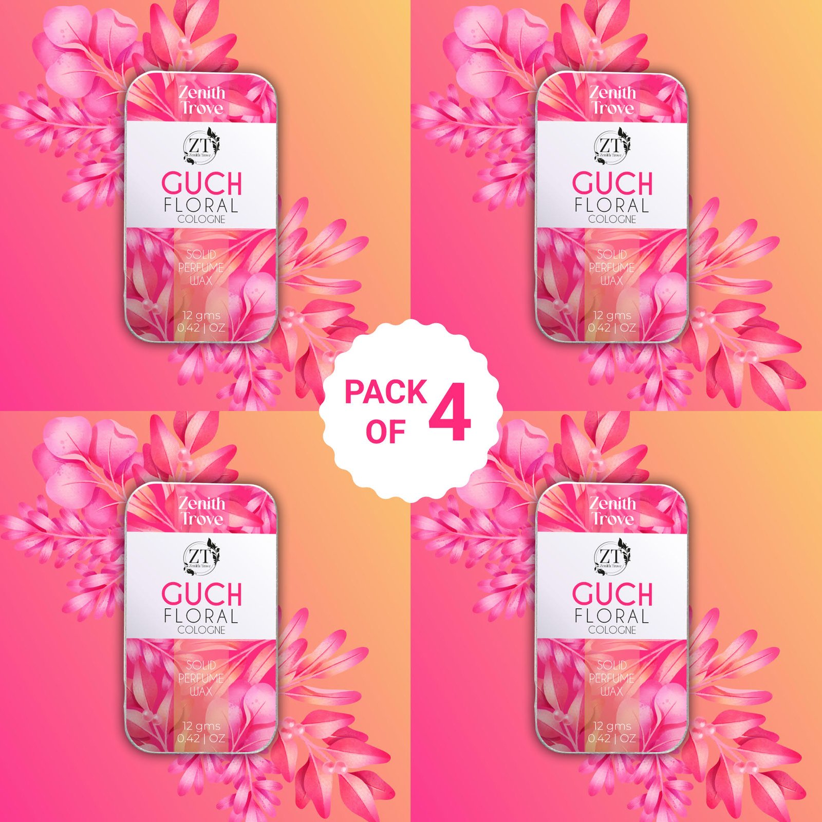 Guch Floral Body Wax Solid Perfume