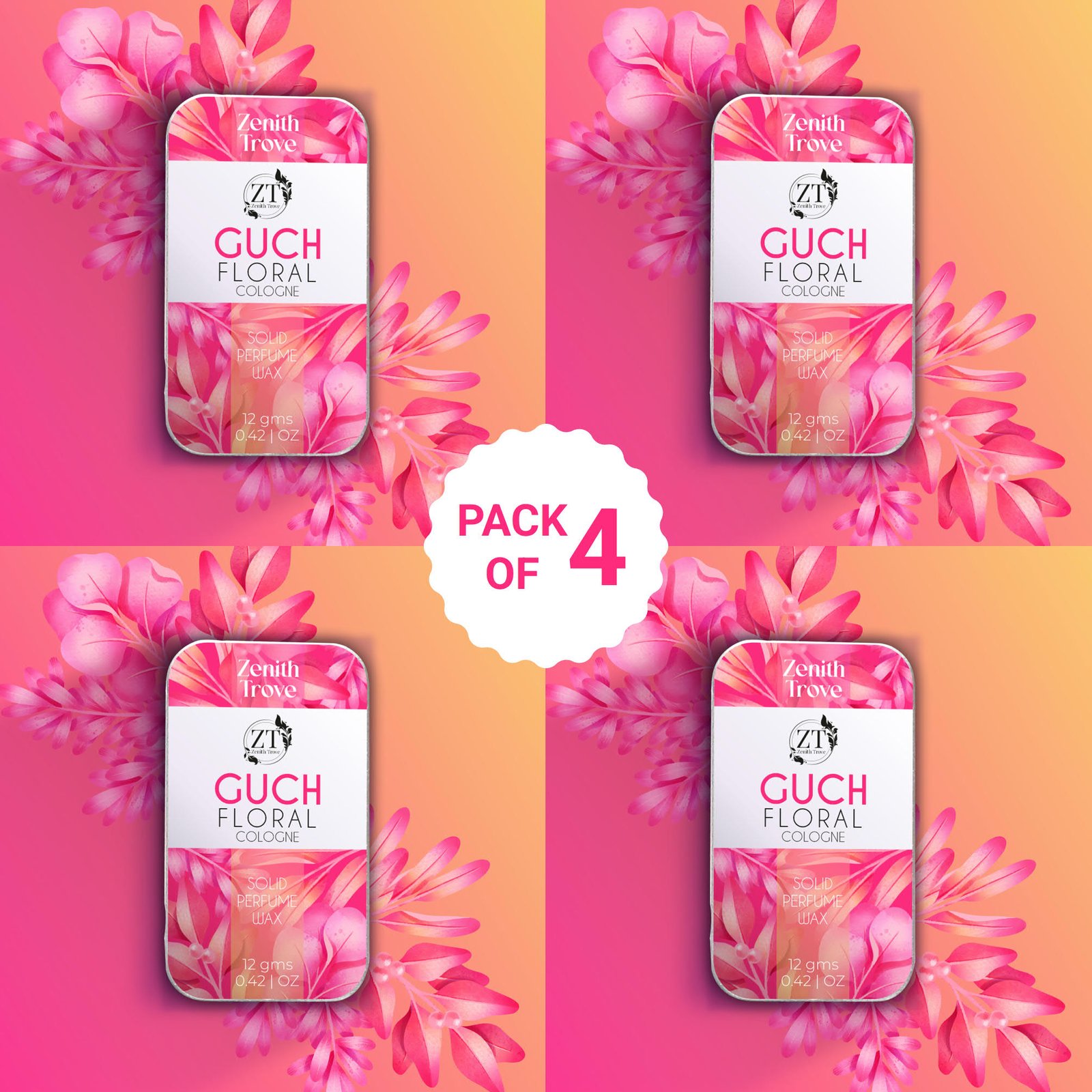 Guch Floral Body Wax Solid Perfume
