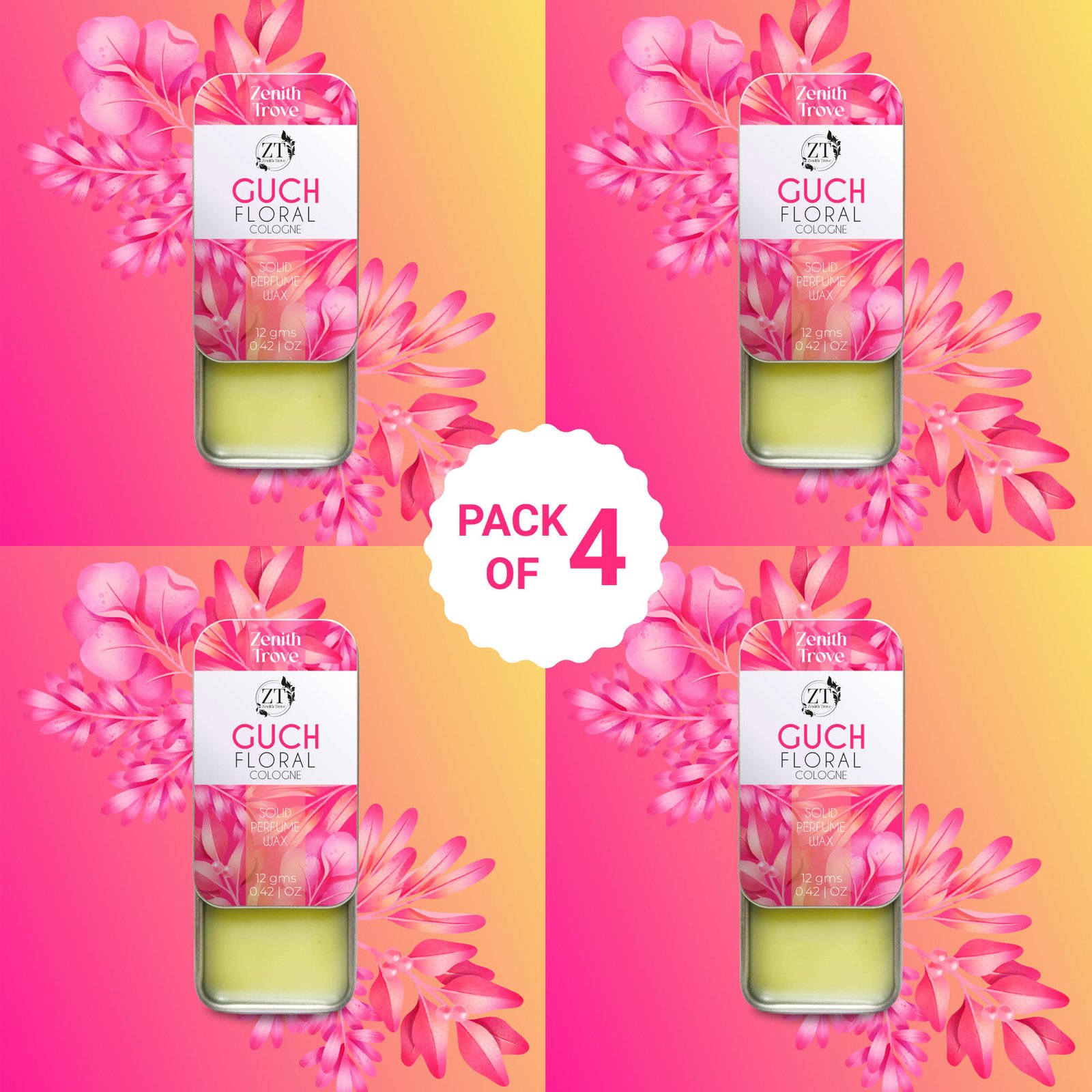 Guch Floral Body Wax Solid Perfume
