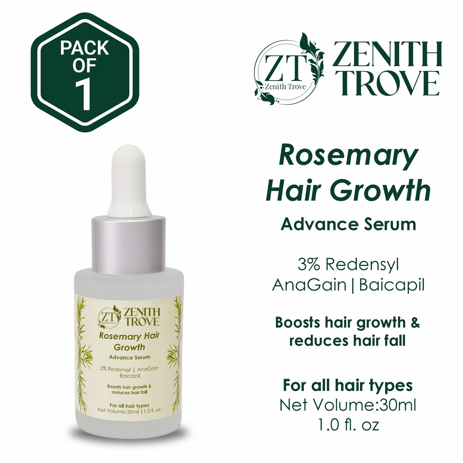 Rosemary Advanced Hair Growth Serum