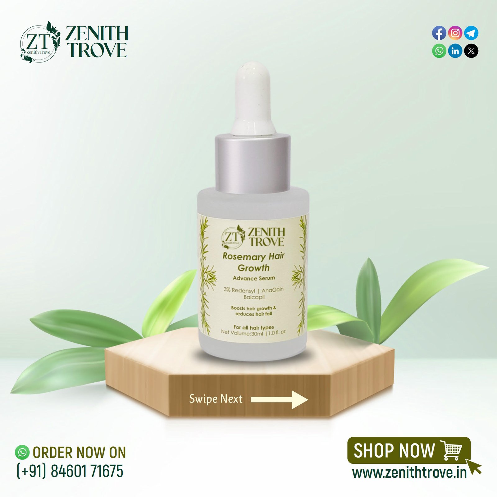 Rosemary Advanced Hair Growth Serum