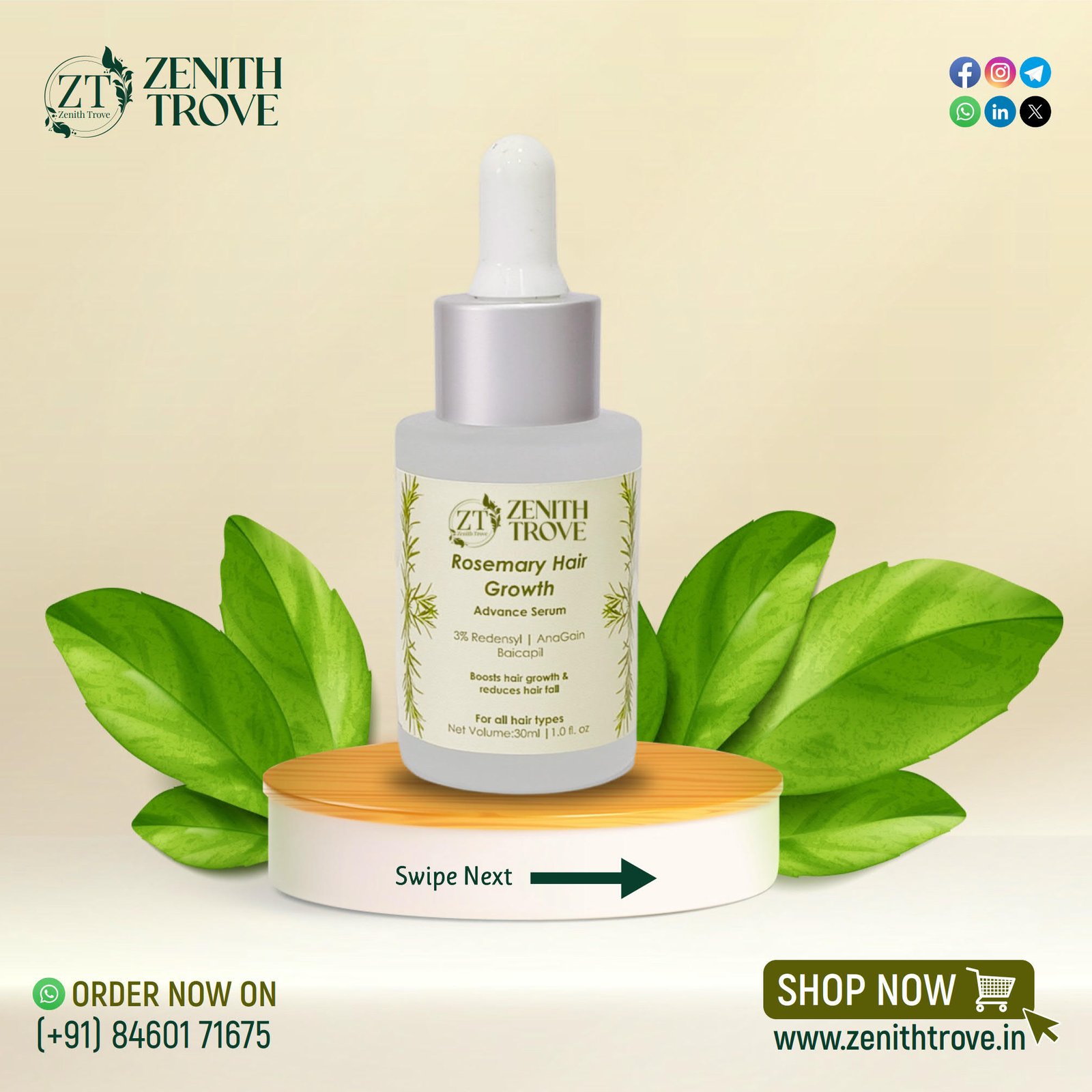 Rosemary Advanced Hair Growth Serum