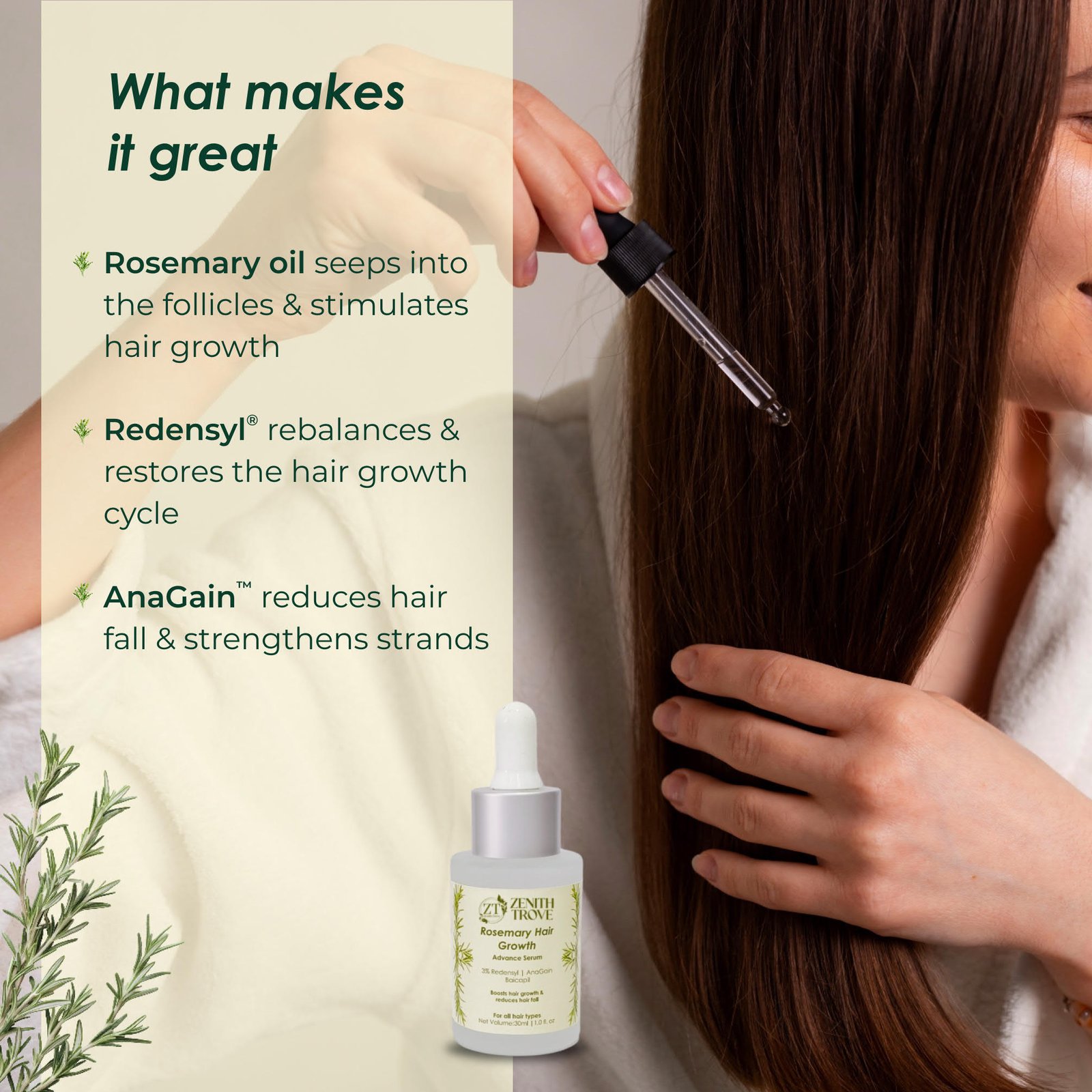 Rosemary Advanced Hair Growth Serum