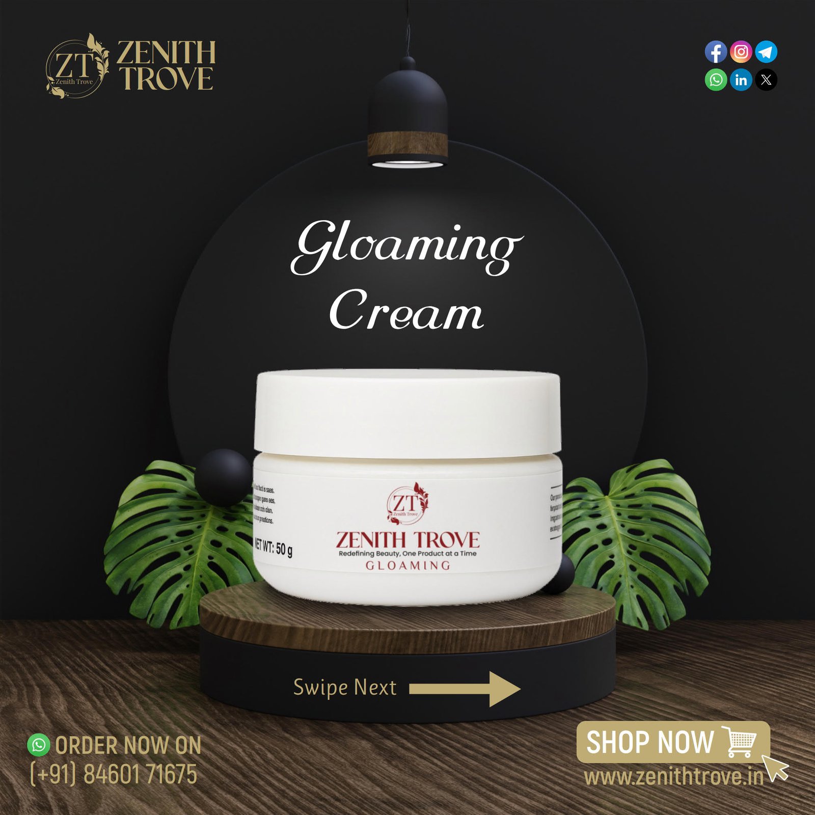 Glowing Face Whitening Cream