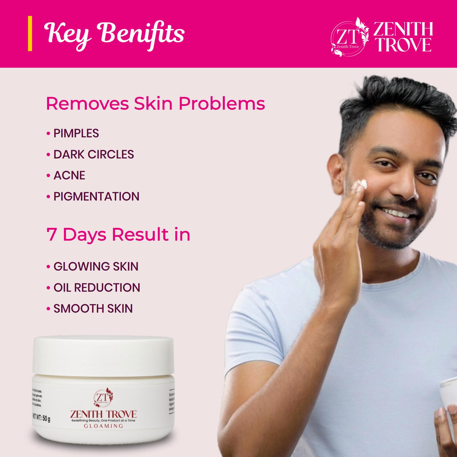Glowing Face Whitening Cream